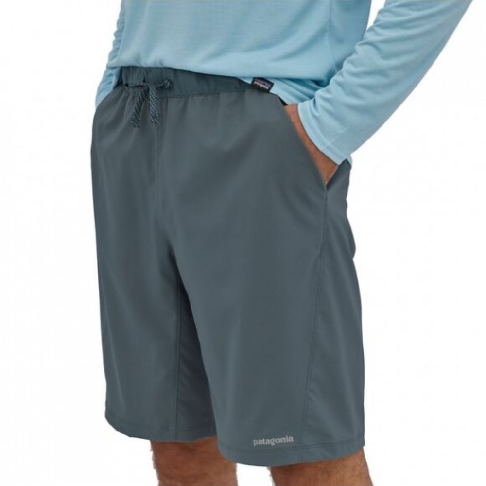 PATAGONIA Black Recycled Polyester Terrebonne Shorts